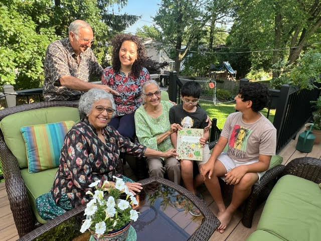 Jaya Mahajan - Family Photo with Custom Cook Book created by Heirloom Project